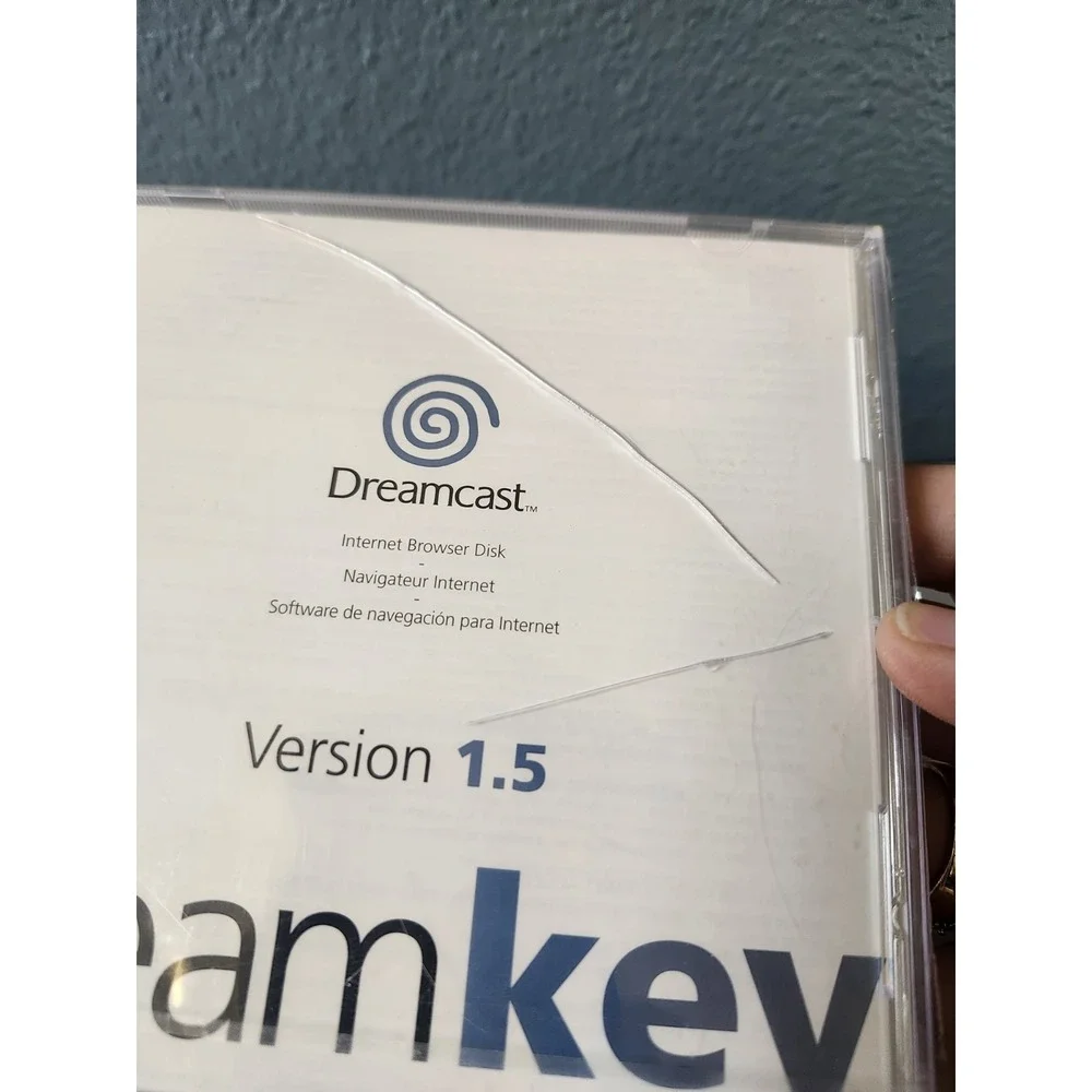 Dreamkey 1.5 New Sealed- Sega Dreamcast - DC - Internet Browser Disk 1999